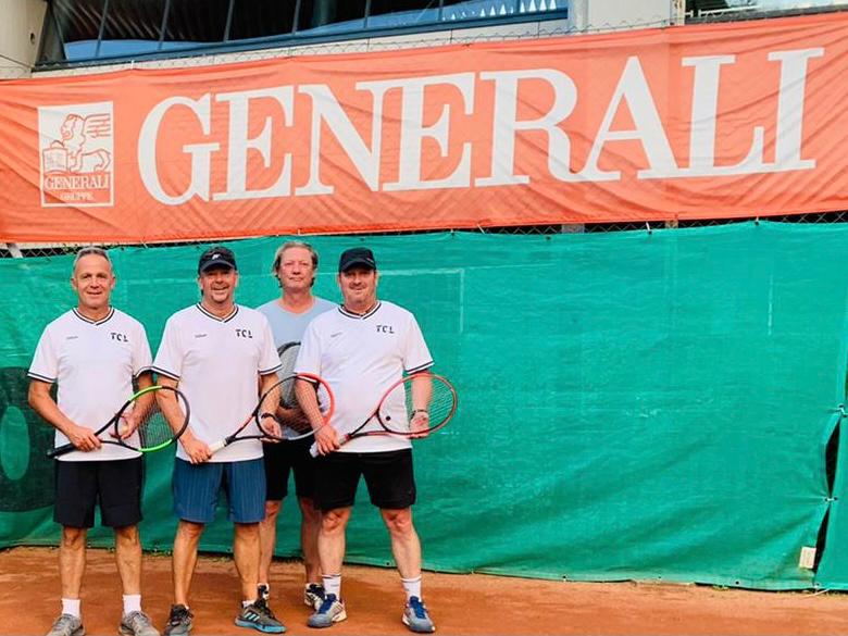 Gerold Mandler Gerhard Hainzer Peter Zanier Peter Stanglechner gegen Maria Gail