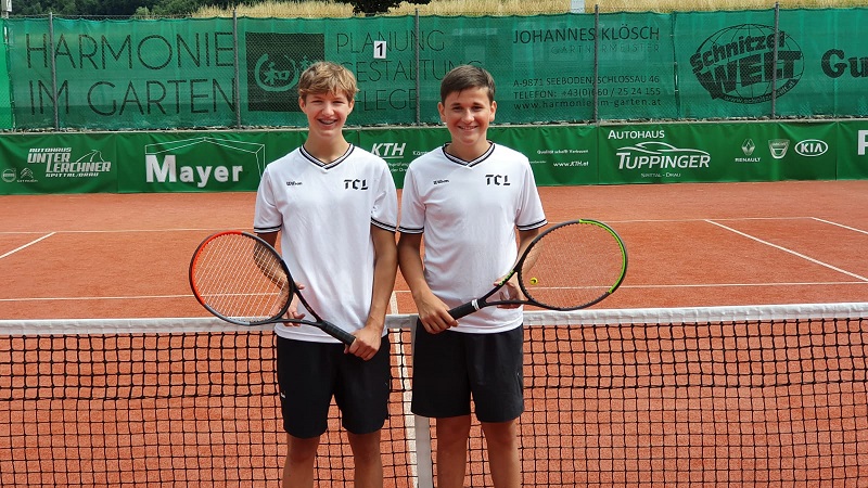 u15 LLB Burschen Daniel Blanig Alexander Plt